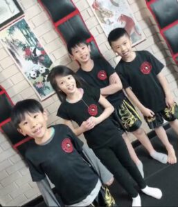 Kids training wing chun in Melbourne