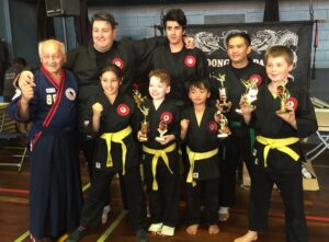 GM Mauricio and his students at Terry Lim's Tournament of Martial Arts in Melbourne
