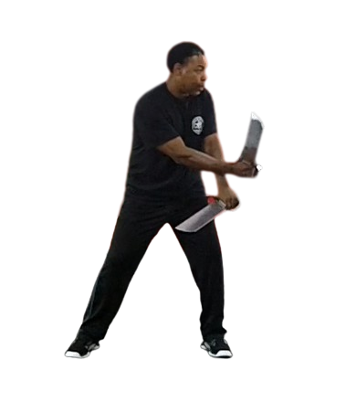 Wing Chun Grandmaster Anthony Arnett Preforming the Butterfly Sword Form