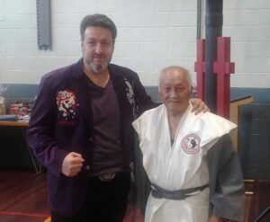 GM Mauricio Novoa and Grandmaster Terry Lim founder of Loong Fu Pai martial arts academy 